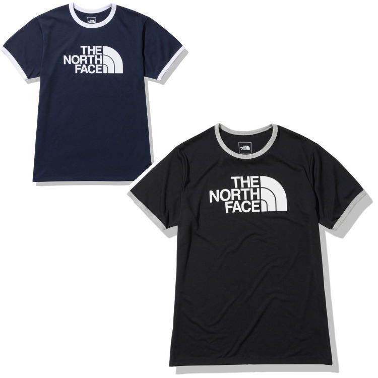 THE NORTH FACE ザノースフェイス ランニング 半袖Tシャツ S/S Ringer Tee NT32373 ショートスリーブリンガーティー メンズ カットソー トレラン トレイルランニング マラソン ジョギング 吸汗速乾 抗菌防臭 UVケア 紫外線