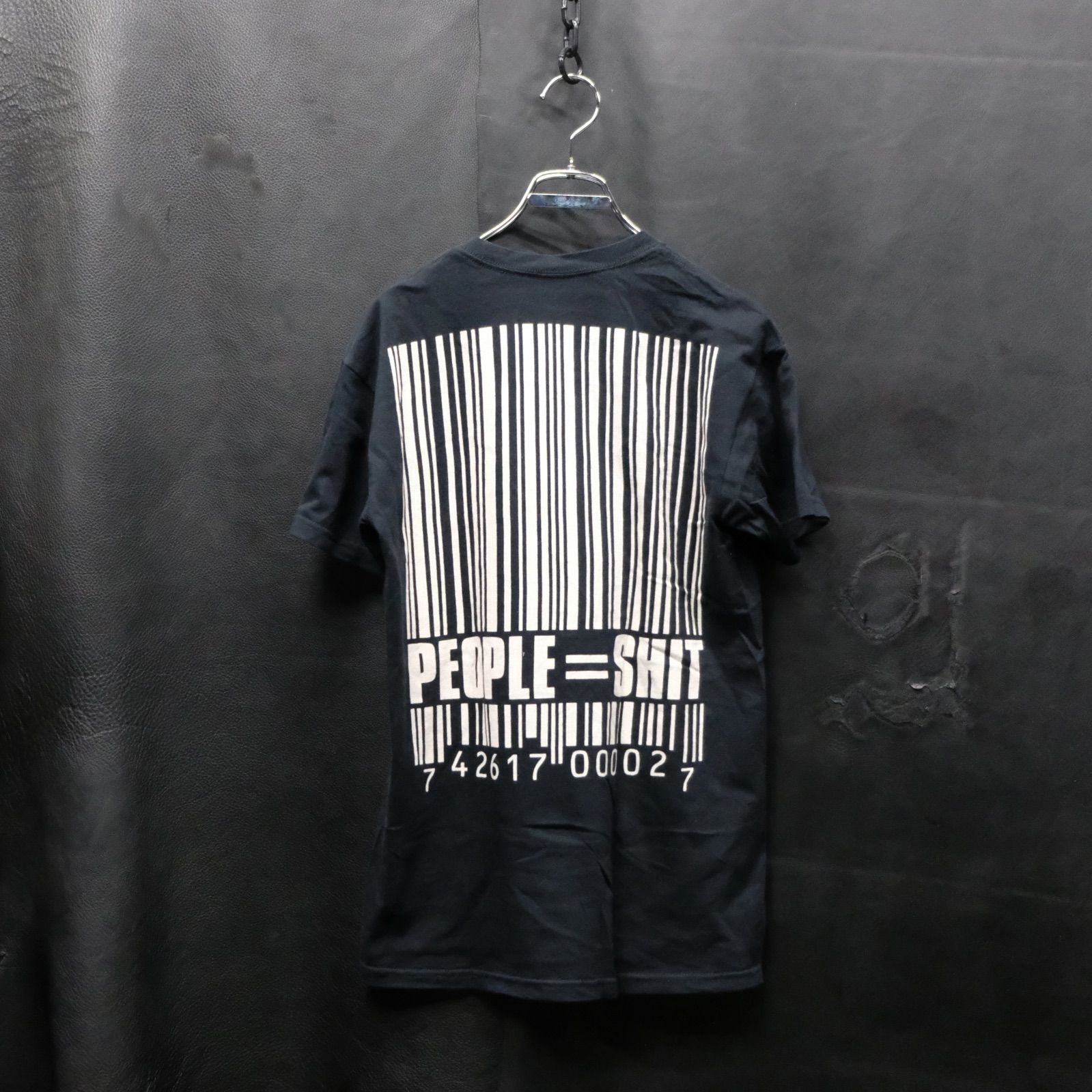 SLIPKNOT オフィシャル PEOPLE=SHIT バーコードTシャツ Sサイズ SLIPKNOT オフィシャル PEOPLE=SHIT バーコードTシャツ Sサイズ
