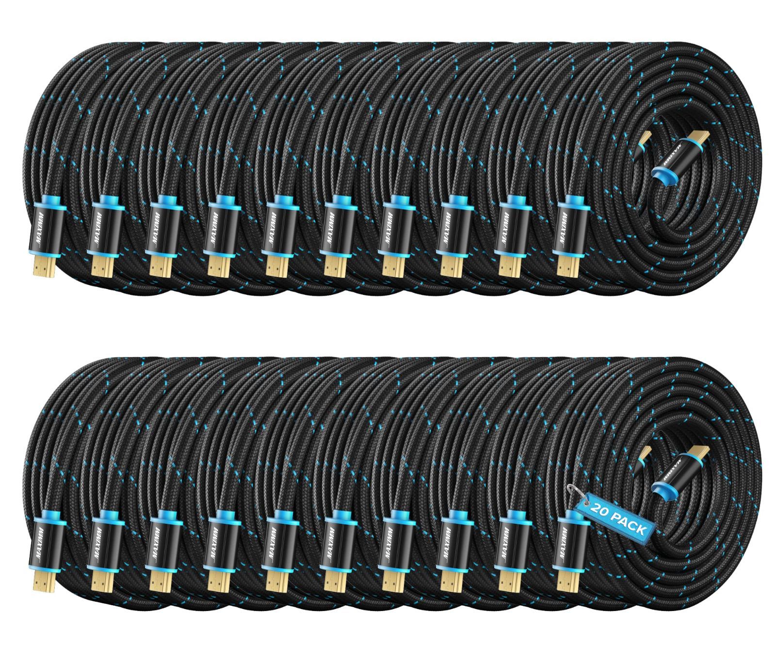 LIANSHU 2パック 6Gbps シールドESATA ケーブル L=3フィート (1m) ブラック