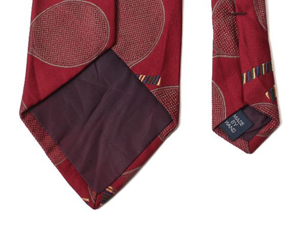 90s USA製 ラルフローレン シルク ハンドメイド 総柄 ネクタイ テニス