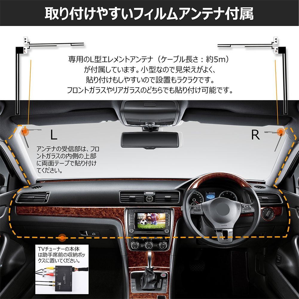 NB1522FJフルセグ車載用地デジチューナー1080P HD