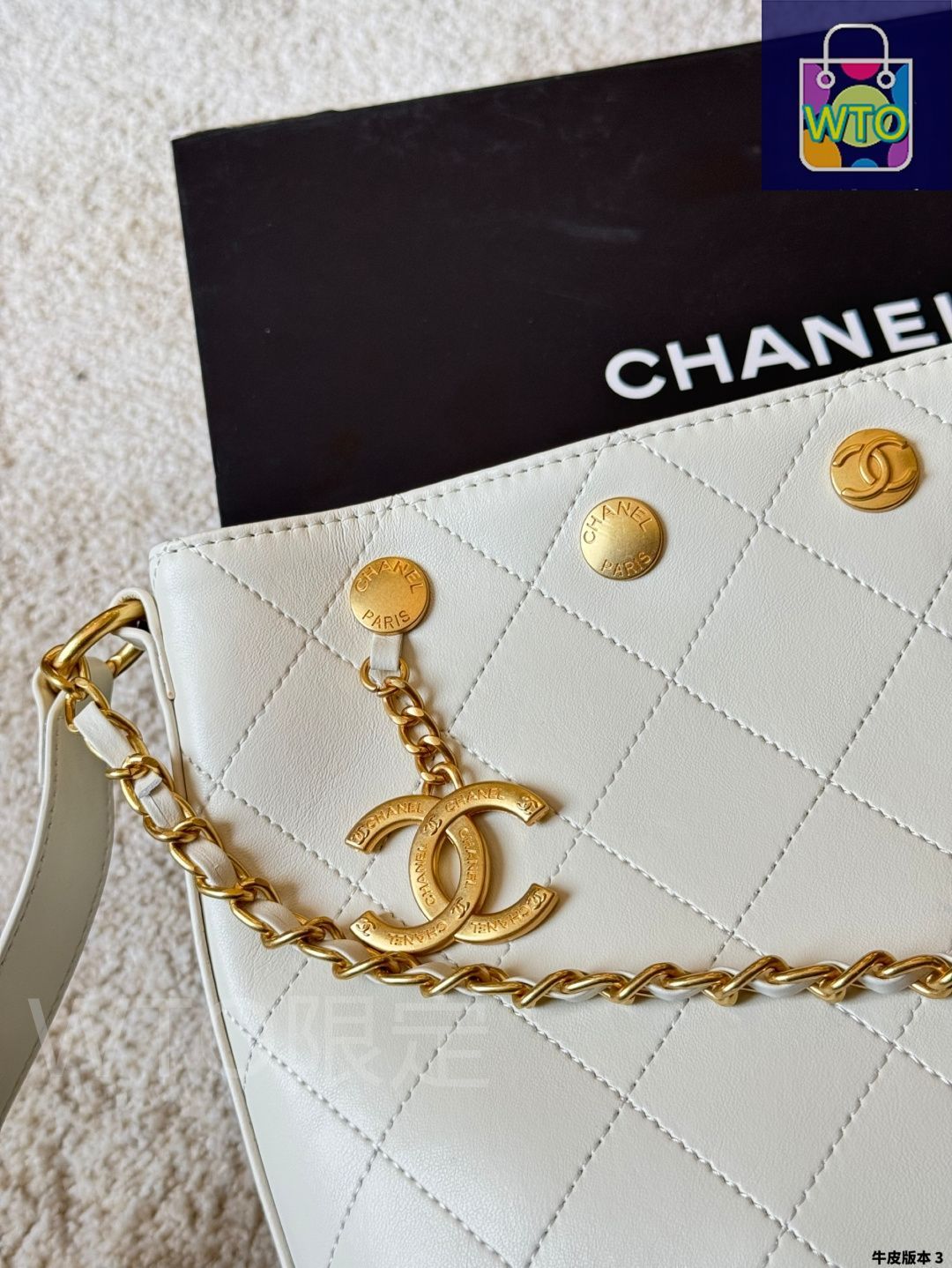 今日特価】Chanel 25P リベット バケツバッグ 22×25cm-WTO輸入1
