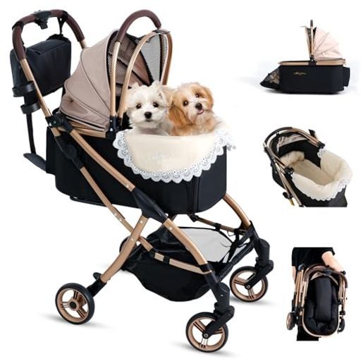 MILA&LOUISペットカートクッションワンタッチ重力自動折り畳み MILA&LOUISペットカートクッションワンタッチ重力自動折り畳み