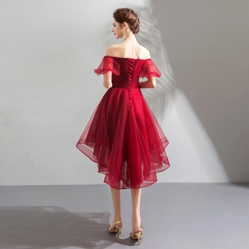 限定価格 ミニドレス 演奏会 安い ミニドレス 赤 パーティードレス 花嫁 カクテルドレス 二次会 結婚式 ウエディングミニドレス 発表会 コンサート