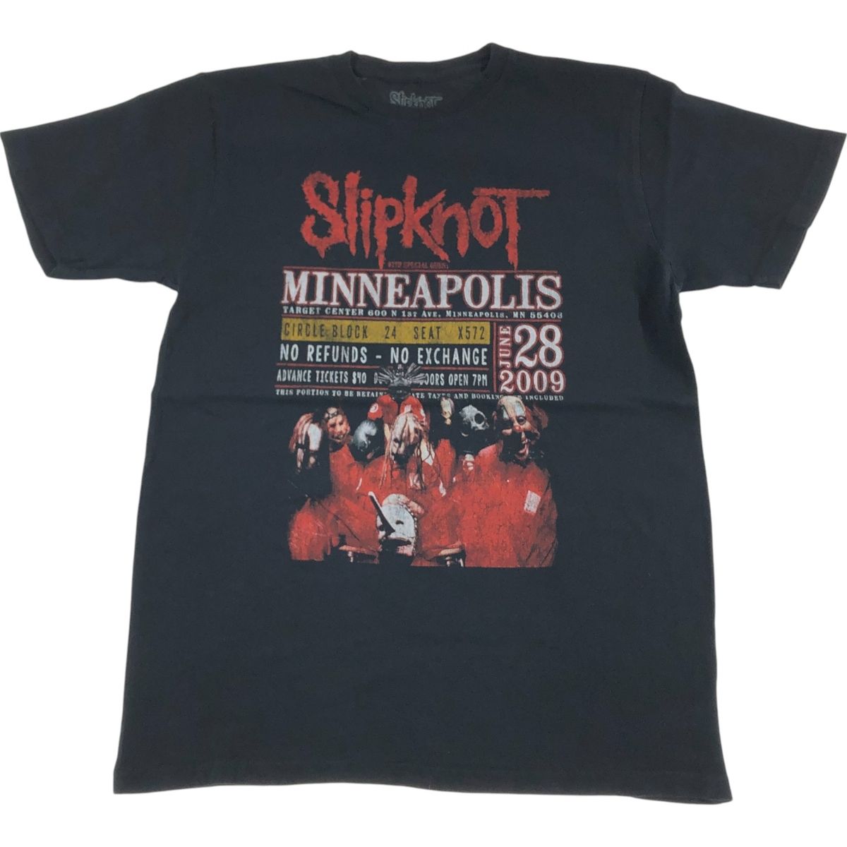 古着 SLIPKNOT スリップノット バンドTシャツ バンT 英国製 メンズL相当|eaa538459