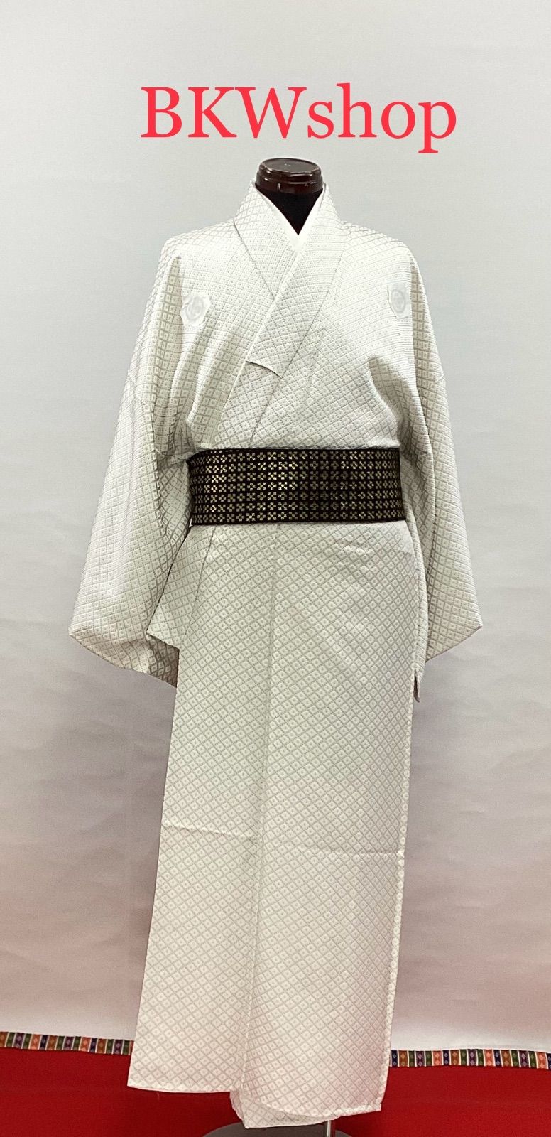 白 刺し子模様