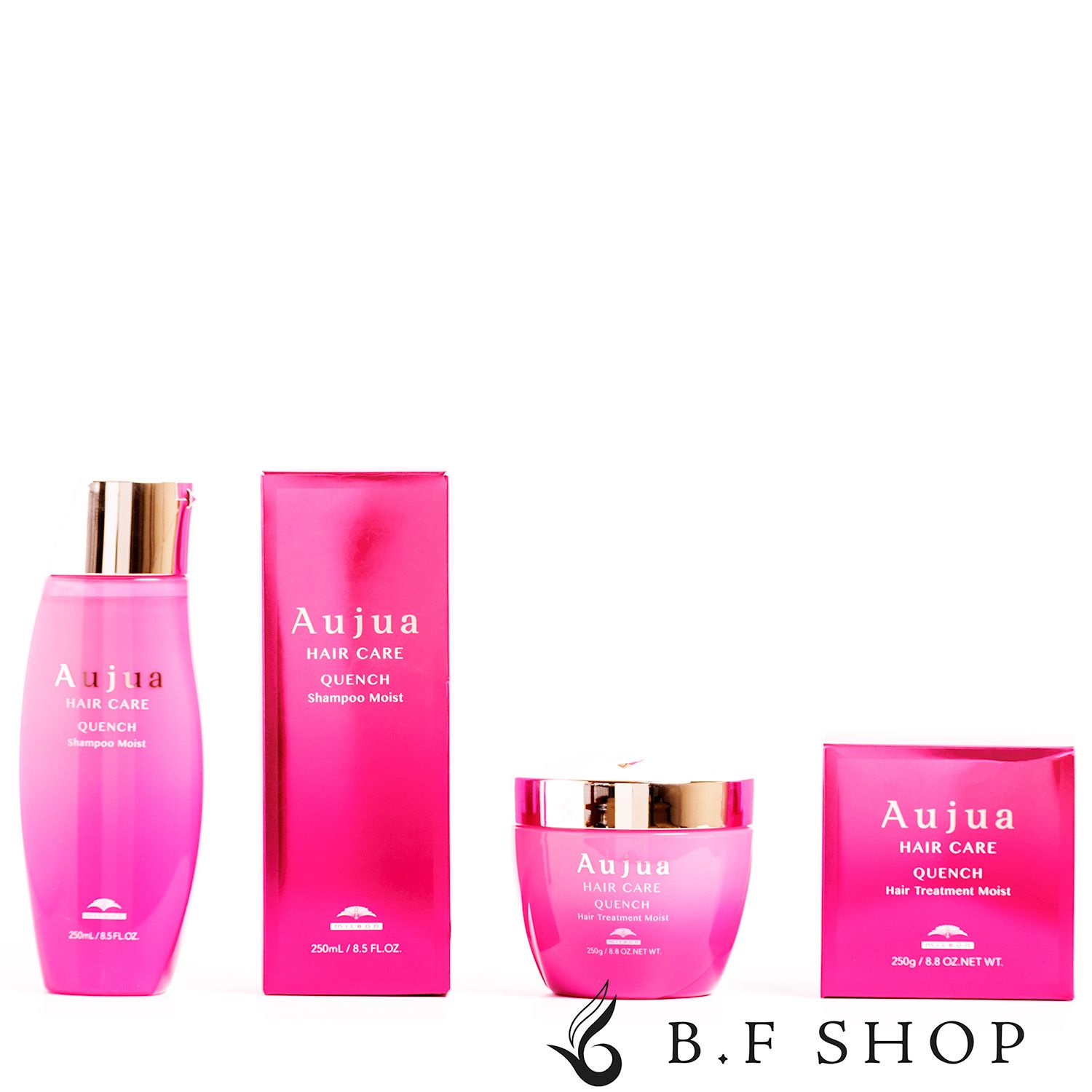 【セット品】ミルボン オージュア クエンチ シャンプー モイスト 250ml ヘアトリートメントモイスト 250g モイスト セット LSC の商品写真