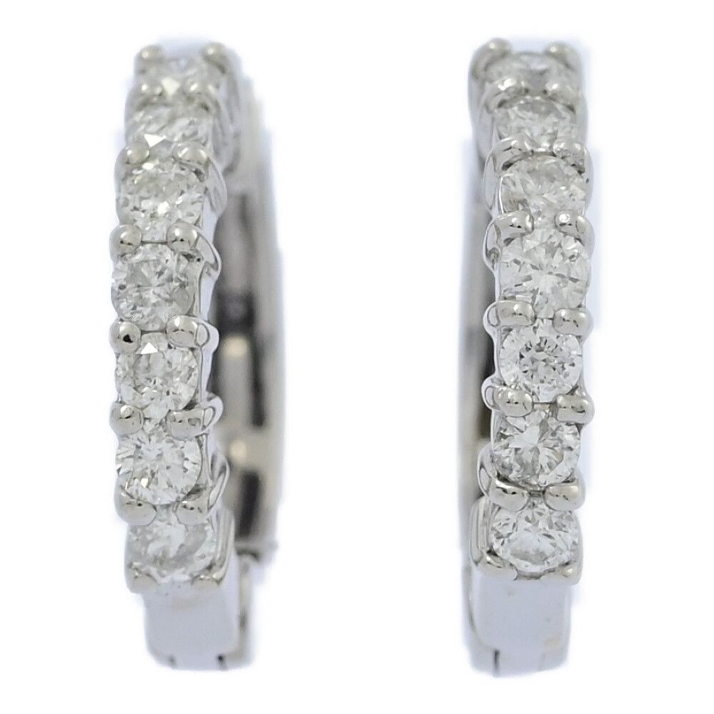 0.15ct|FD 0.15ct|ミニフープ ダイヤモンド ダイヤモンドイヤリング イヤーカフ|K18WG|750-2.3g|ホワイトゴールド|プレゼント ♀ S レディース 581040
