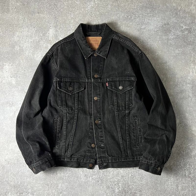 90s USA製 Levis 70507 ブラック デニム ジャケット M / 90年代