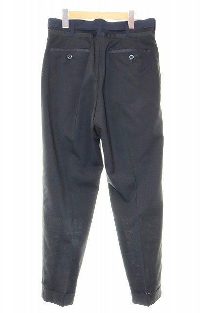サカイ sacai 21AW SUITING PANTS BLACK SIZE1 21-02556M スーチング
