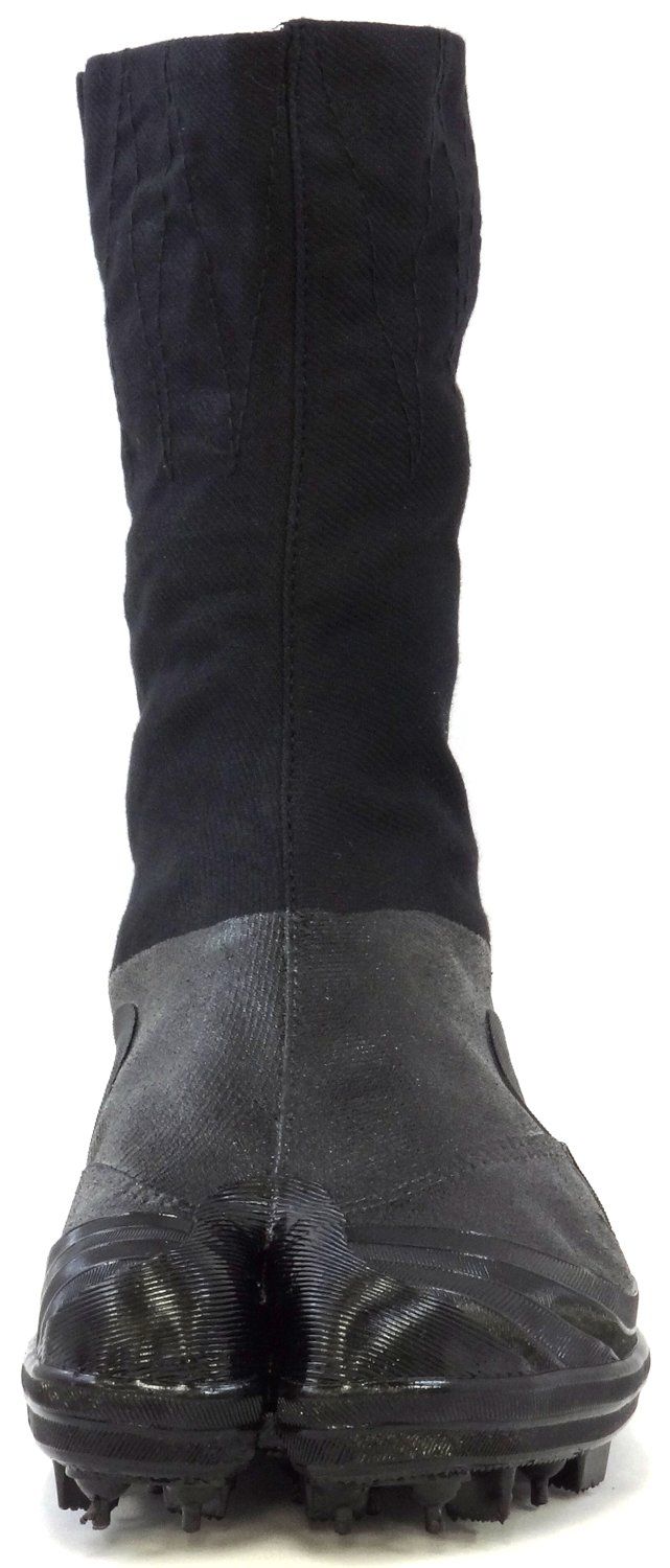 力王 貼付たび スパイク地下たび 大コハゼ8枚 黒 28.0cm spk8