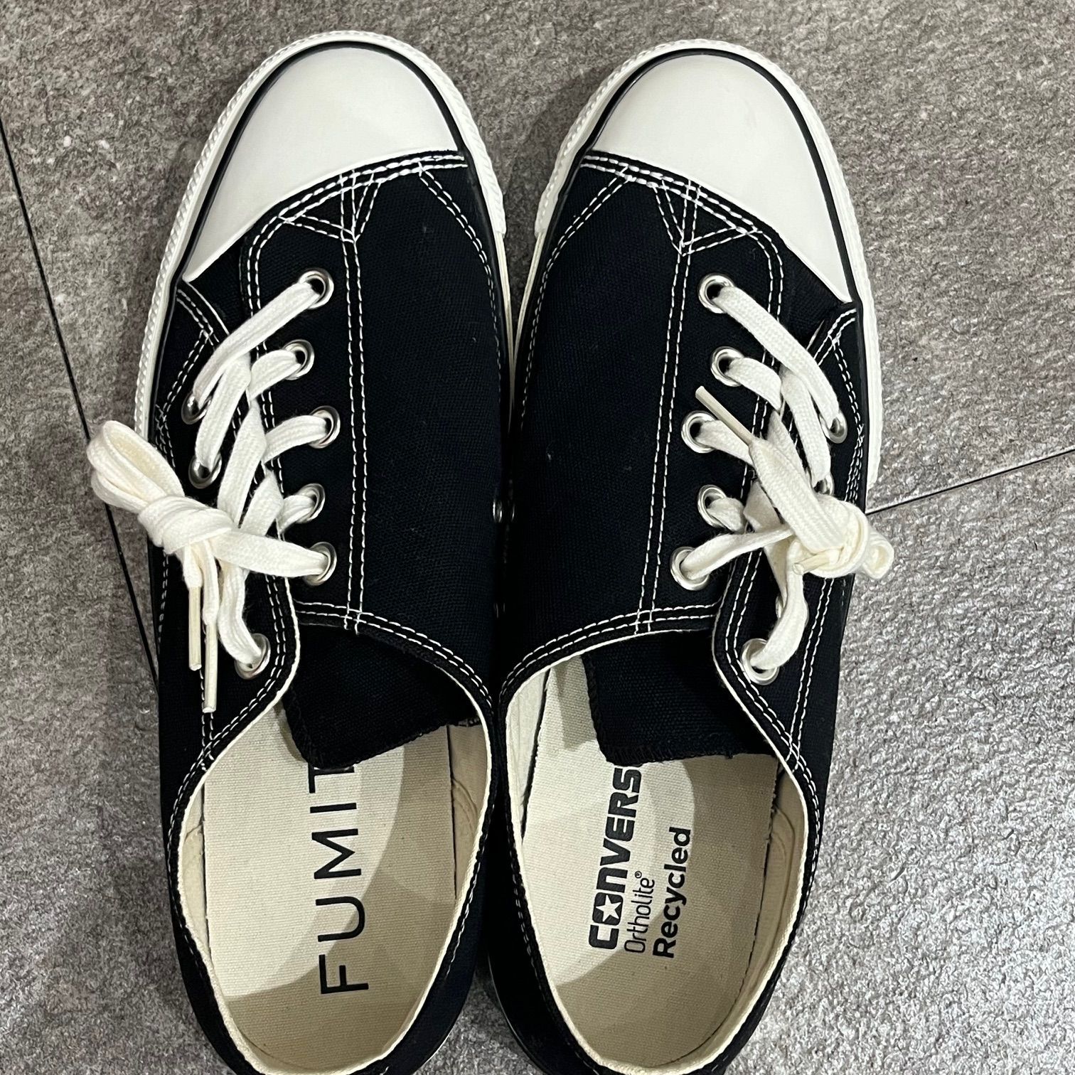 CONVERSE ALL STAR ASYMMETRY OX FUMITO GANRYU BLACK コラボ チャック 