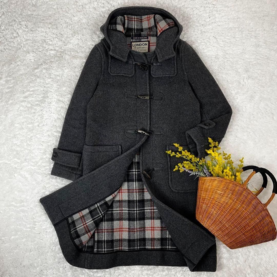 relume別注 ロンドントラディション ダッフルコート チャコール サイズ36