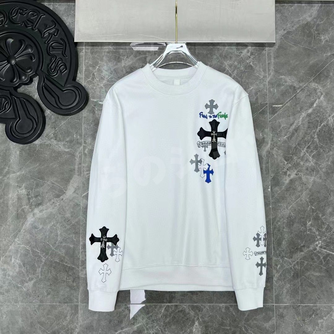 Chrome Hearts | クロムハーツ トレーナー スウェット 長袖 Ｔシャツ パーカー ホワイト ブラック - メルカリ