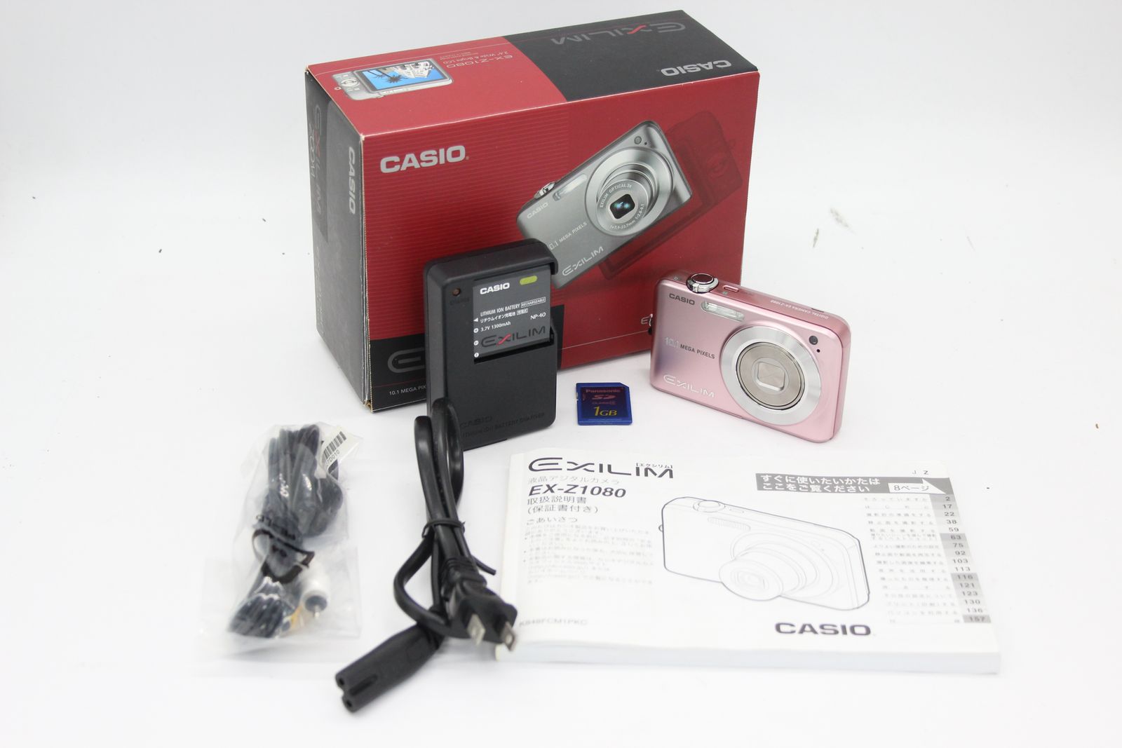 美品 返品保証】 【元箱付き】カシオ Casio Exilim EX-Z1080 ピンク 3x