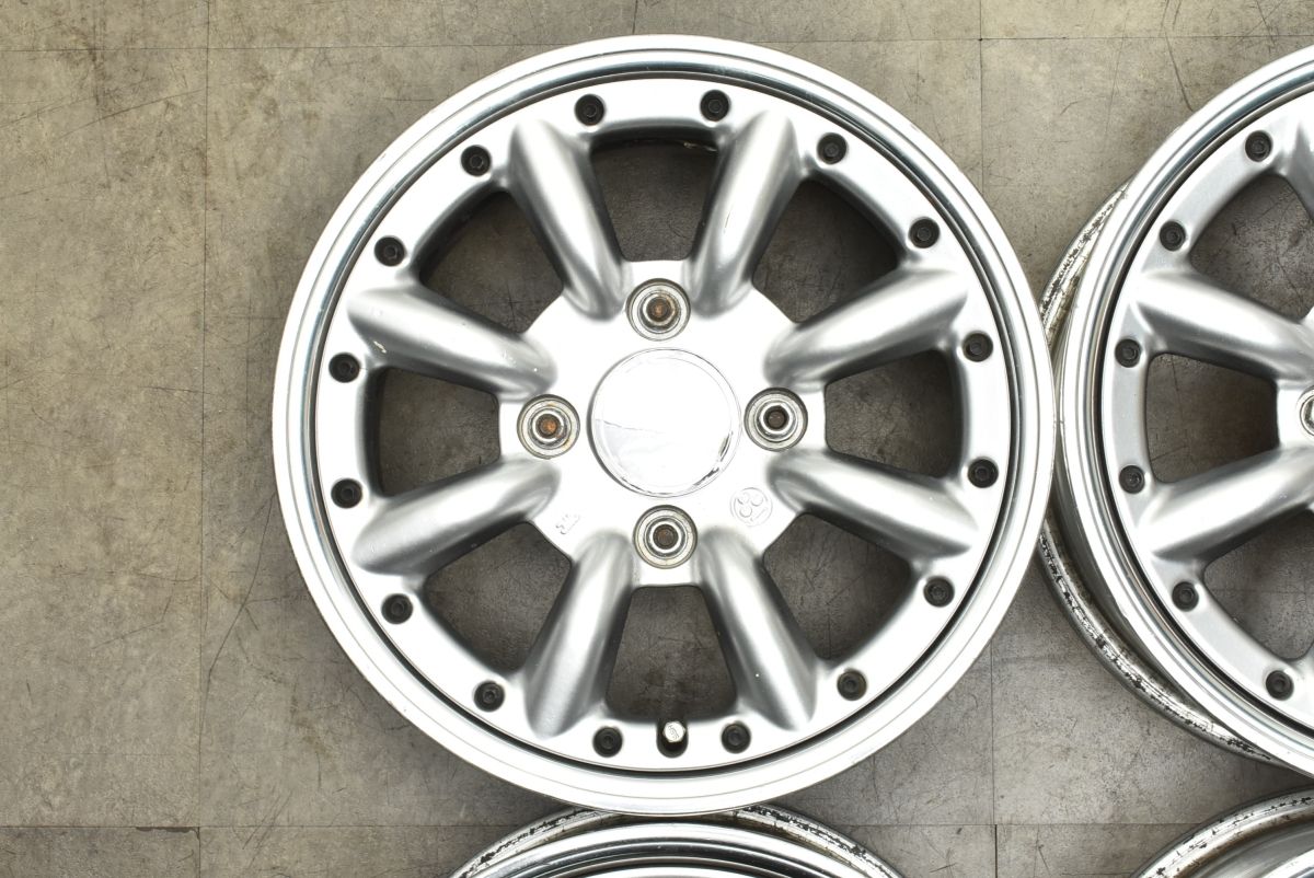 カスタム用に】ワタナベ RS8 14in 6J +40 PCD114.3 4本セット