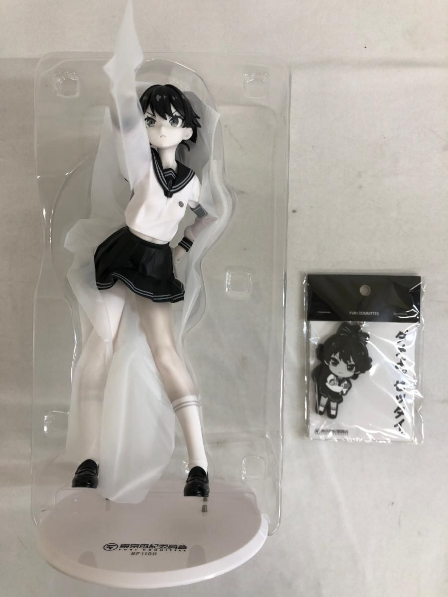 在波うゆ モノクロ版セット 「東京風紀委員会」 1/7 PVC＆ABS製塗装