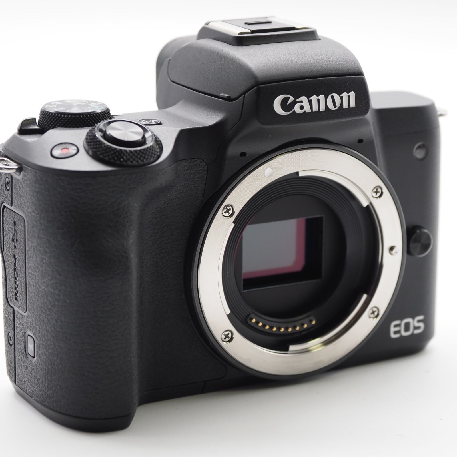 Canon ミラーレス一眼カメラ EOS Kiss M ダブルズームキット ブラック