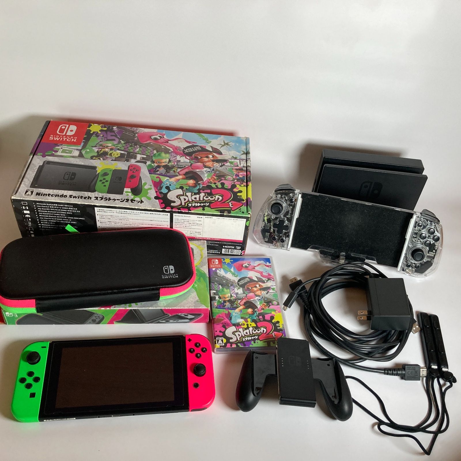 Nintendo Switch スプラトゥーン2 セット ネオングリーン/ネオン