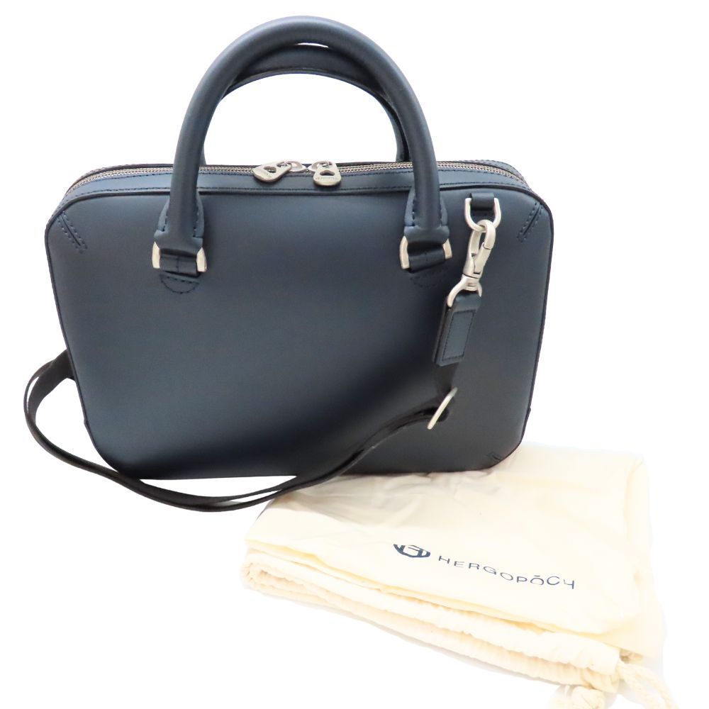 中古】 HERGOPOCH エルゴポック ミニブリーフケース ワキシング