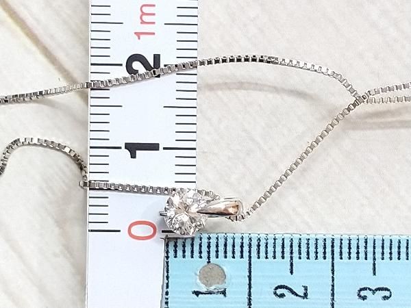 鑑定書付き Pt900 Pt850 一粒ダイヤモンド ペンダント ネックレス 0.665ct 3.7g スライドアジャスター44cm プラチナ G I1 GOOD NONE SIROKUMA-CORPORATION_COM