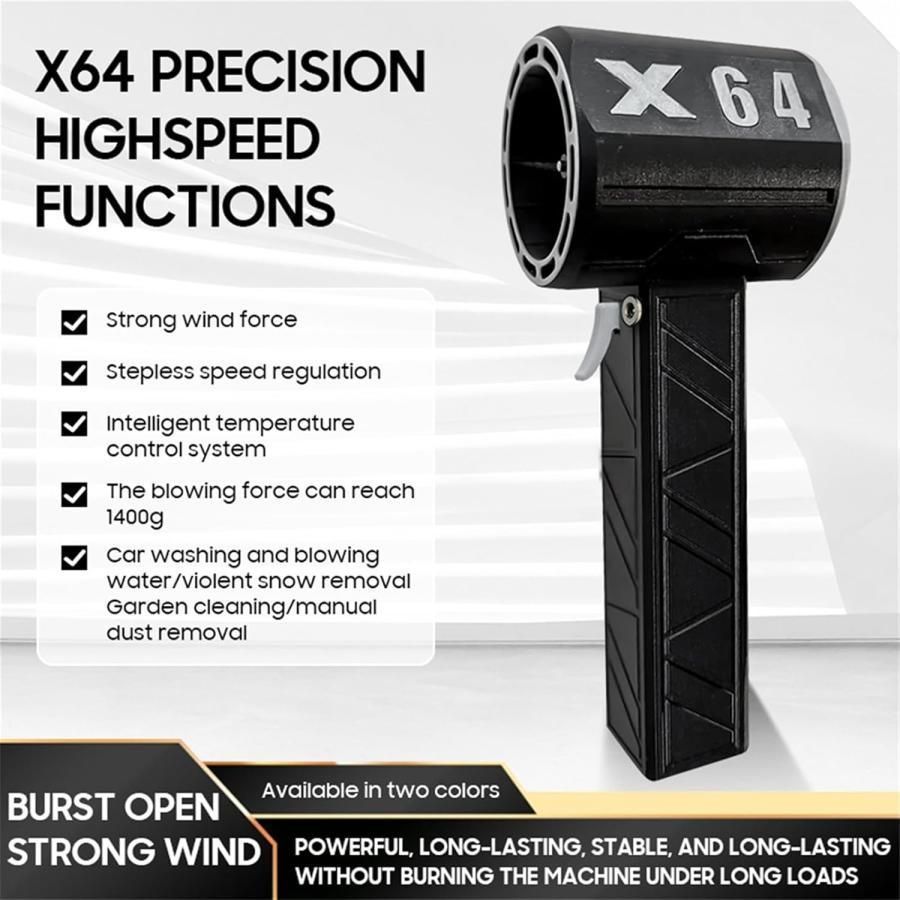 ブラシレスモーター送風機 瞬間推力1.4kg|s