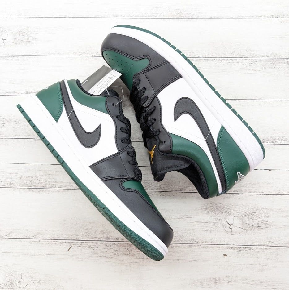 未使用品 NIKE AIR JORDAN 1 LOW NOBLE GREEN 553558-371 ナイキ エアジョーダン 1 ロー ノーブル  グリーン Green Toe グリーントゥ