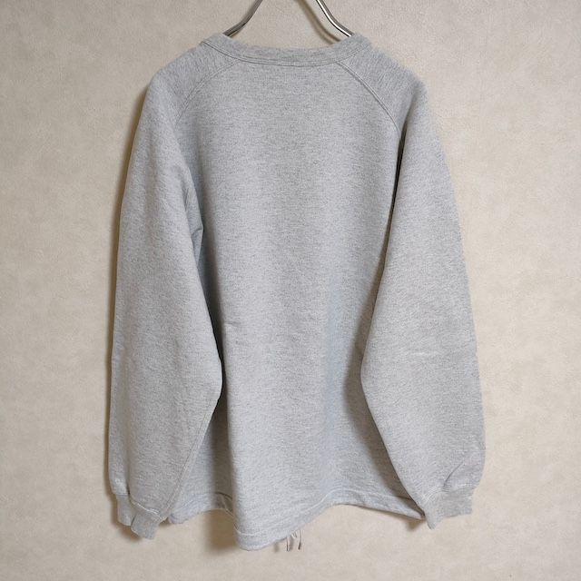 AURALEE SUPER SOFT SWEAT DRAW CODE BIG P/O A21SP04GU トレーナー サイズ1 スウェット ライトグレー レディース オーラリー【中古】4-0414M△