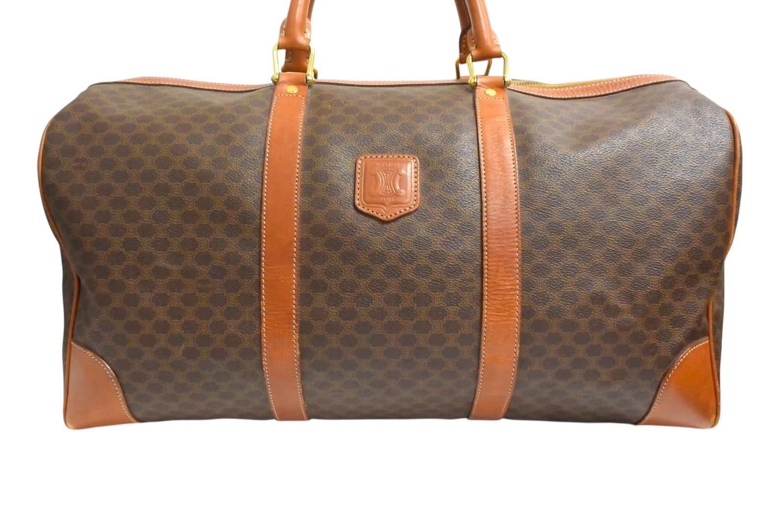 美品　CELINE ボストンバッグ ブラウン 中古・古着通販】CELINE (セリーヌ) オールドミニサイズボストン