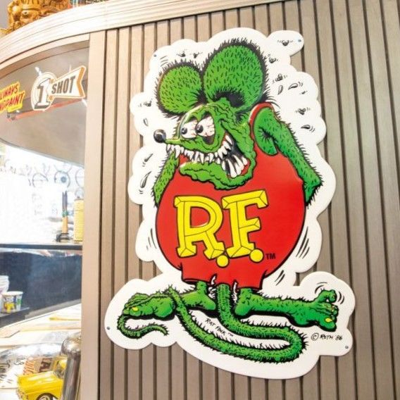 ラットフィンク ティンサイン エンボス看板 ムーンアイズ RAT FINK