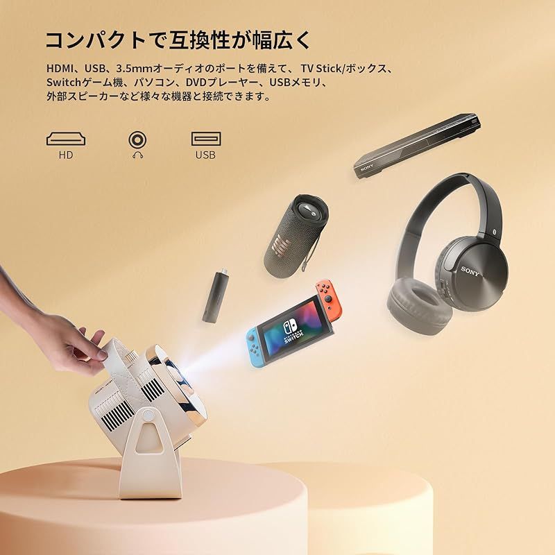 プロジェクター 天井投影