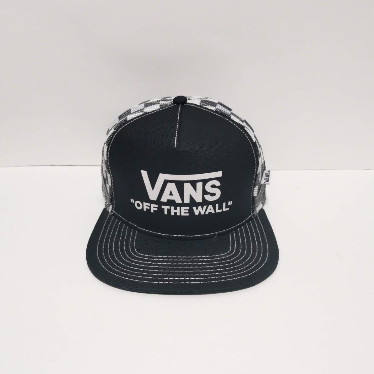 VANS バンズ メッシュ CAP キャップ チェッカー 木村拓哉 キムタク 黒