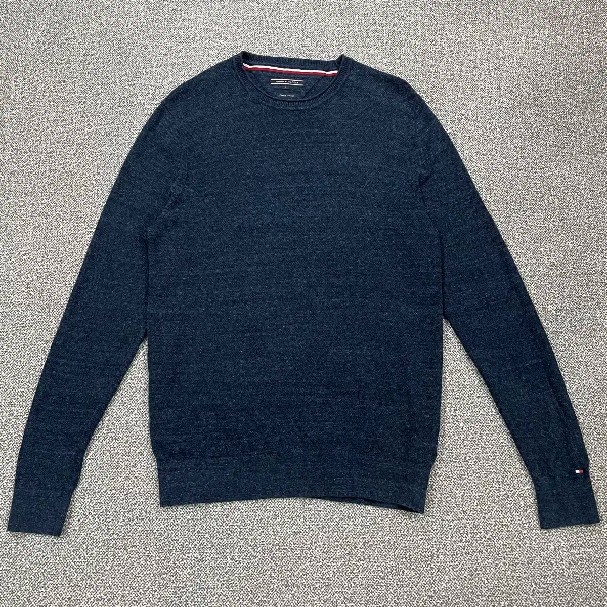 【雷市場（ポンジャン）商品韓国直送】 （ L ) タミー Tommy Hilfiger(トミーヒルフィガー) コットン ウール ニット セーター