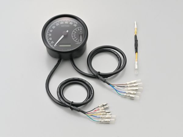 デイトナ DAYTONA 48138 VELONA W 電気式スピード＆タコメーター Φ80