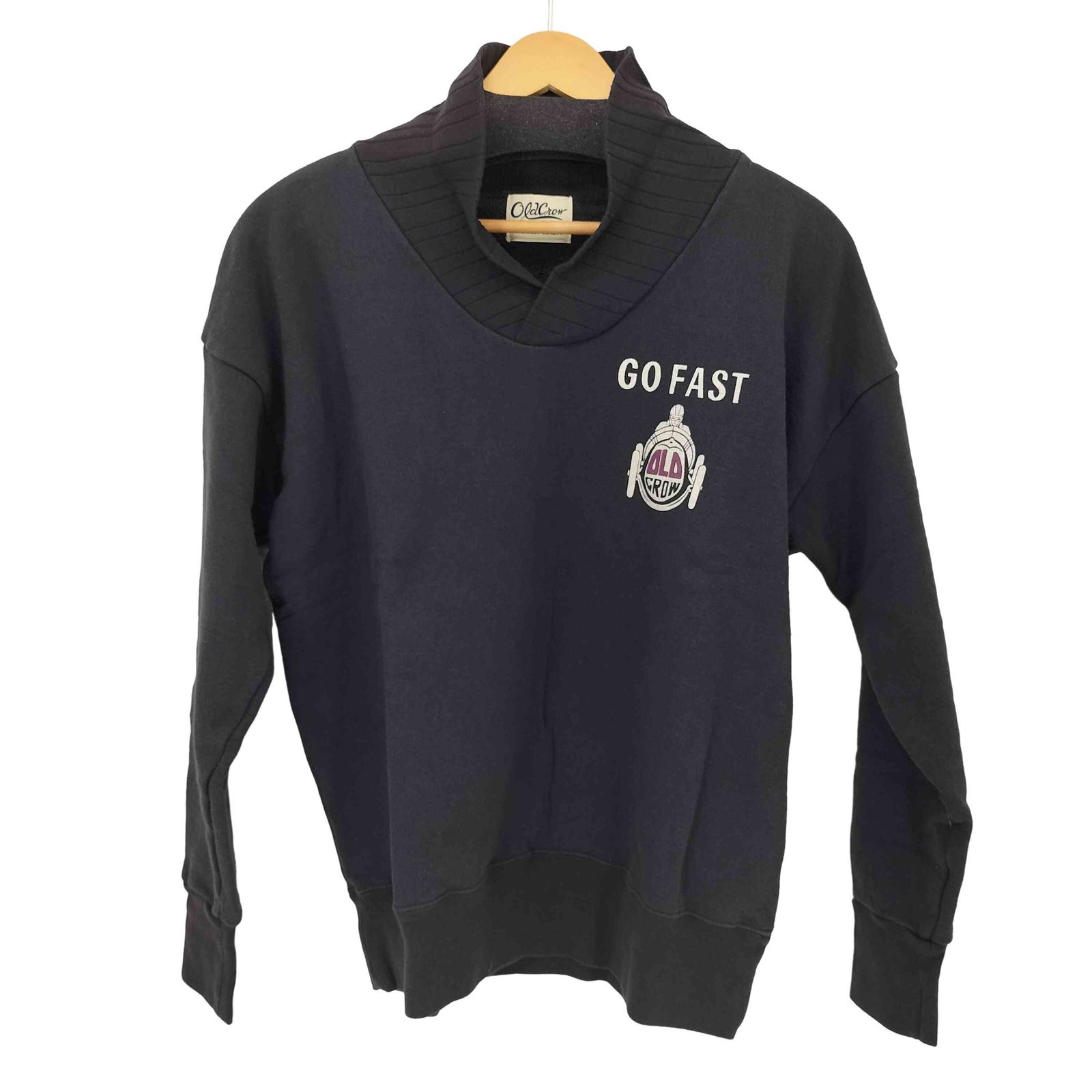 オールドクロウ OLD CROW 24SS GO FAST - SHAWL COLLAR SWEAT メンズ 