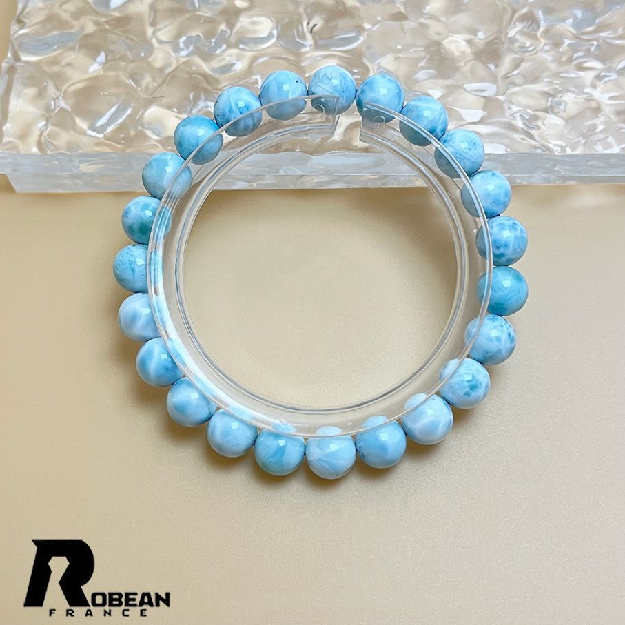 綺麗 EU製 定価9万円☆ROBEAN・ドミニカ共和国産のラリマー