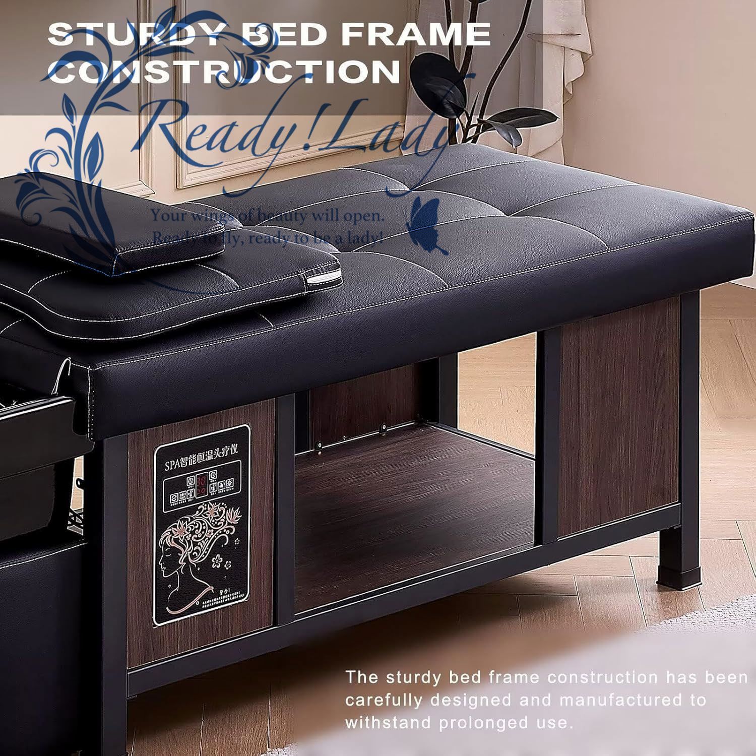 プロのシャンプーベッド スツール付きタイ水循環マッサージケアベッド セラミックシャンプー台 スマートサロンヘッドマッサージベッド WWW_NOITHATQUANGTHANH_NET