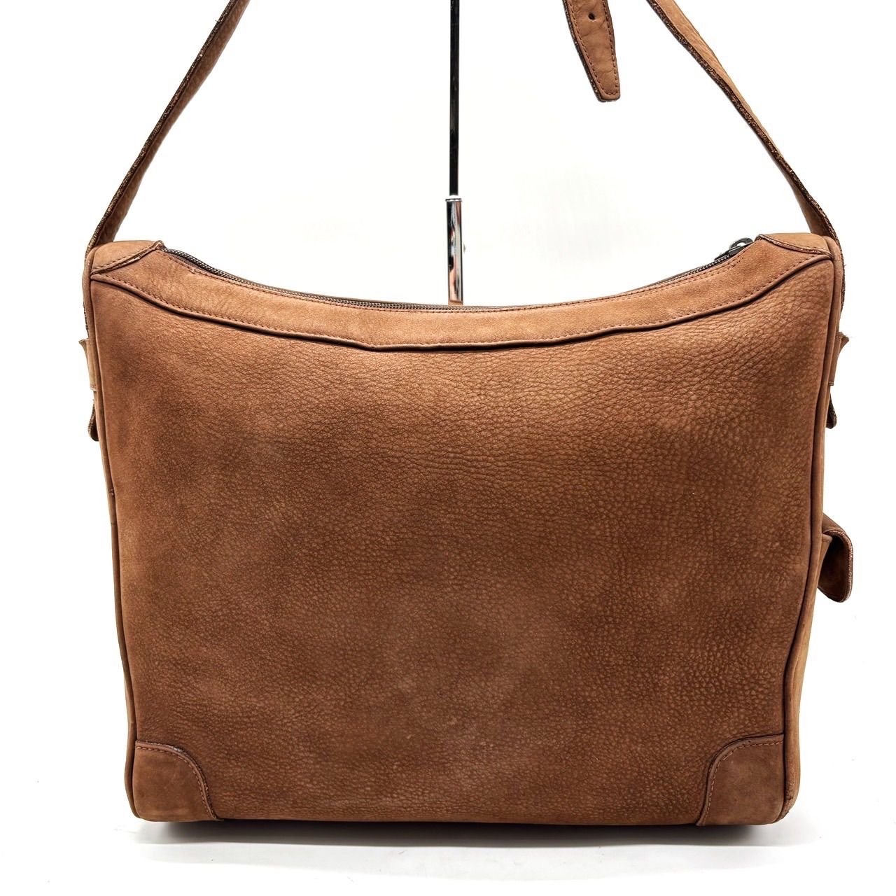 セリーヌ ショルダーバッグ 斜め掛け トリオンフ 巾着型 マカダム レザー