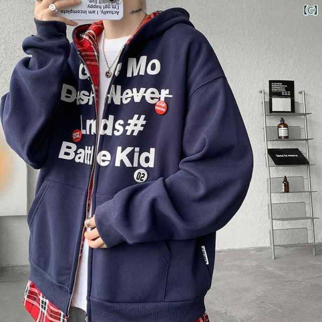 [L]春 コーデ メンズ 用 服 シンプル ファッション オシャレ 大人 かっこいい 紳士服 長袖 フード付き ジャケット カーディガン コート セーター ブラック  カジュアル 通勤スタイル 重ね着コ