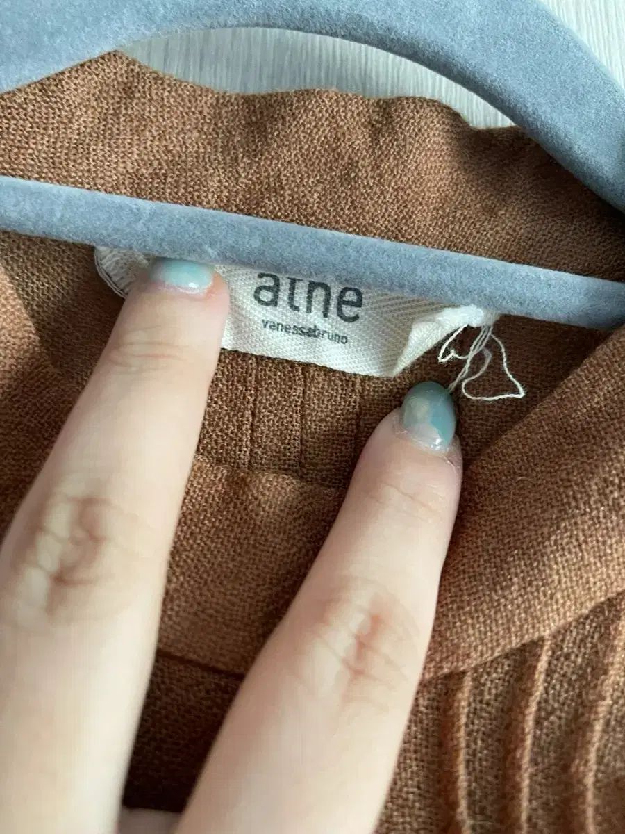 Athe Vanessabruno アッテヴァネッサ ブリューノ ブラウン ブラウス