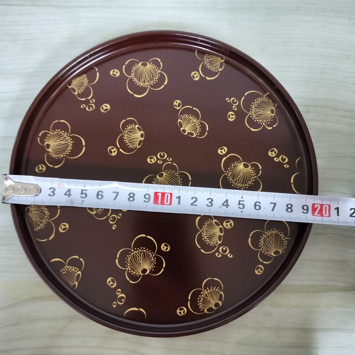 輪島塗 漆器 丸盆 菓子盆 5枚 直径約20cm 290001 - メルカリ