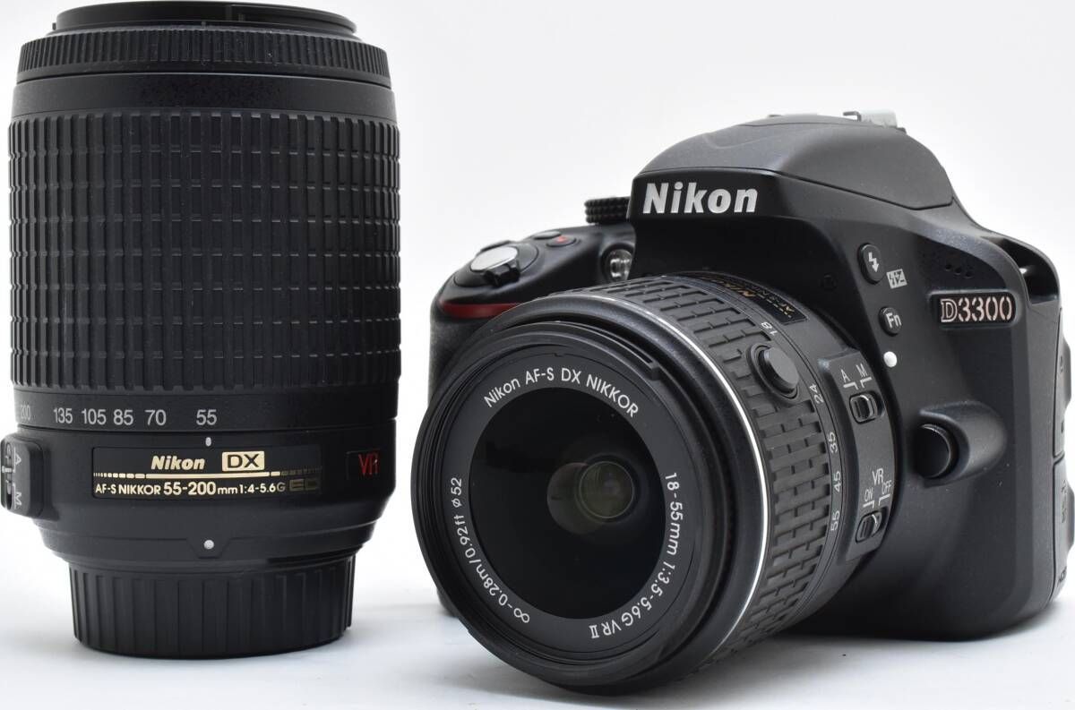 ★美品★ Nikon D3300 ダブルレンズセット Amazon | Nikon デジタル一眼レフカメラ D3300 ダブルズーム