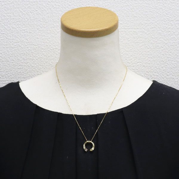 最終価格!!K18 ダイヤモンド ペンダント ネックレス ダイヤモンド K18ネックレス(0.5カラット/HカラーUP/I1/GoodUP