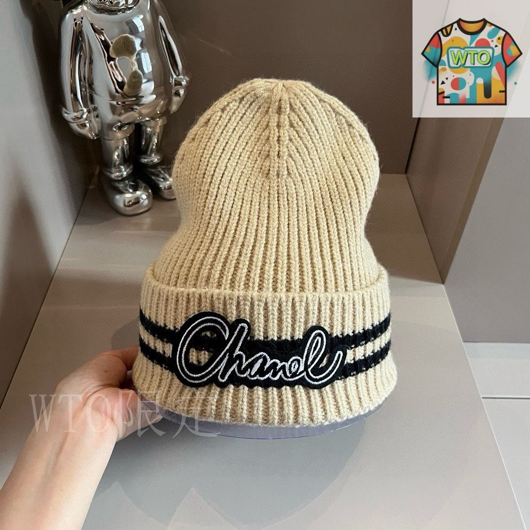 CHANEL 2024秋冬　ニット帽 CHANEL 2024秋冬 ニット帽 今日特価】Chanel 2024 秋冬新作 ニット