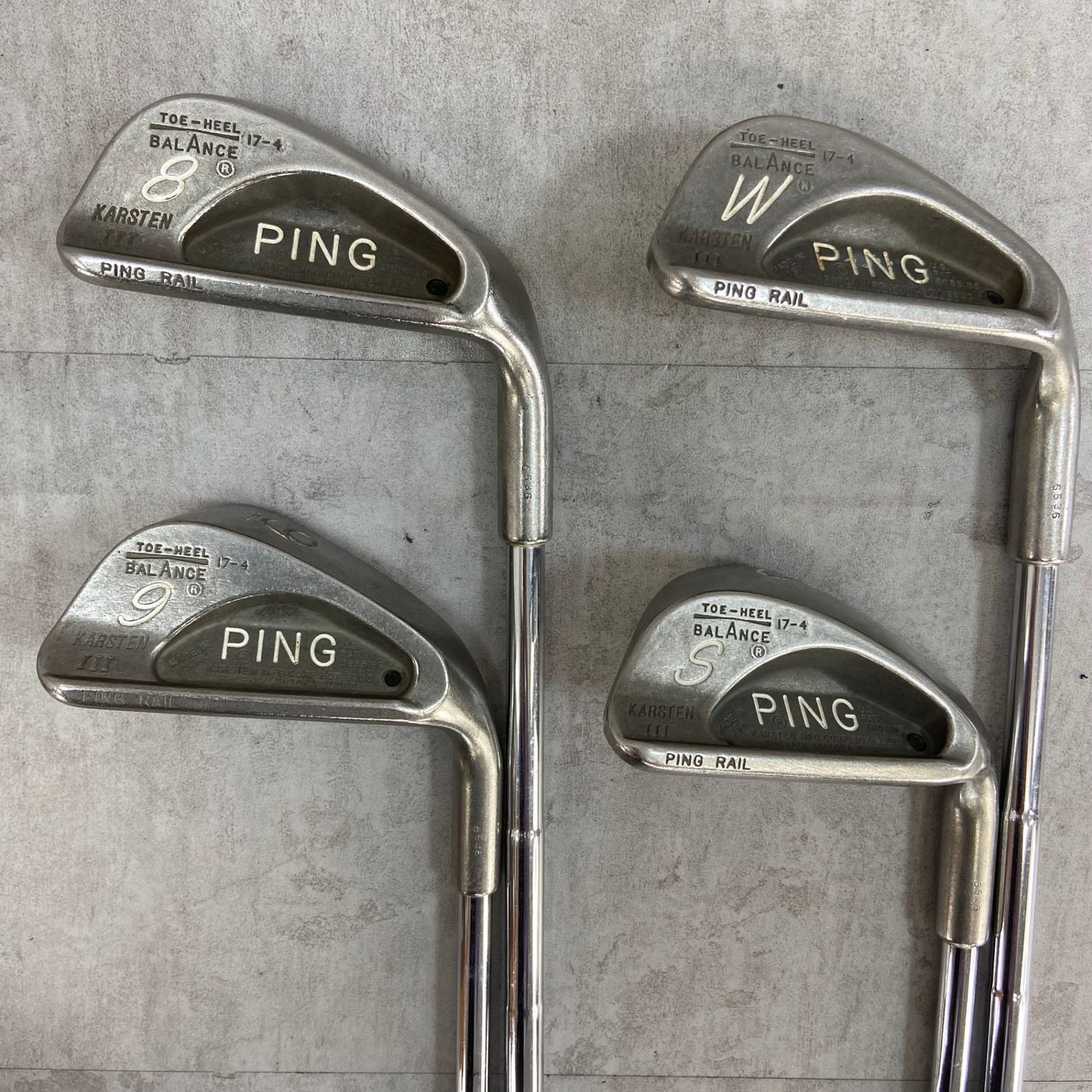 ピン カーステンアイアン 8本セット PING ZING KARSTEN ピン アイアン8本セット！