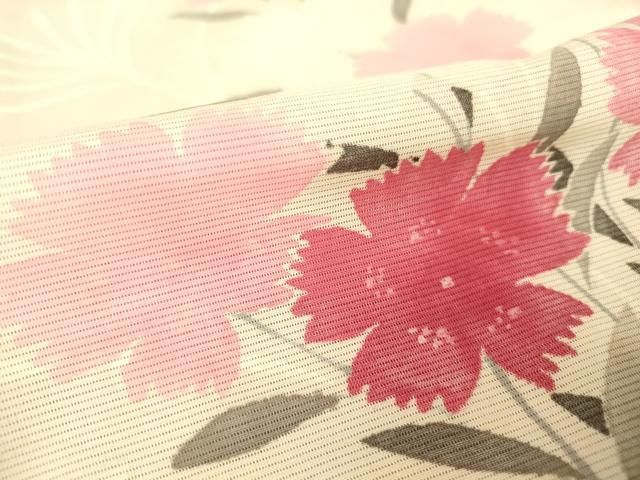 平和屋本店□極上 本加賀友禅作家 前川哲也 訪問着 釣鐘草 紫苑色