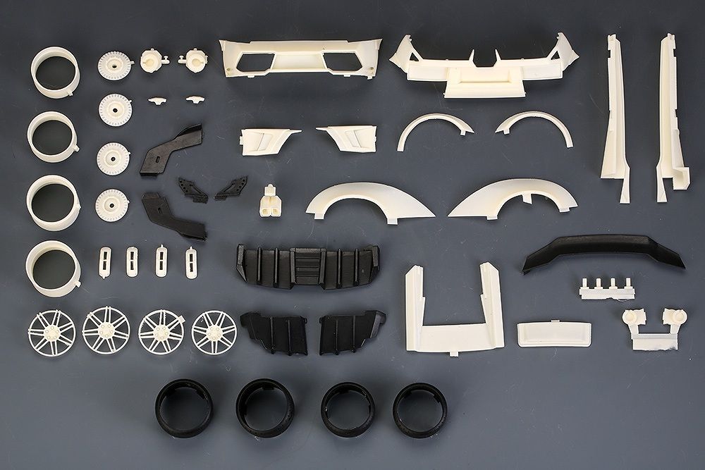 ホビーデザイン HD03-0500 1|24 LBワークス ランボルギーニ ムルシェラゴ LP670 トランスキット アオシマ用 レジン エッチングパーツ デカール メタルロゴ