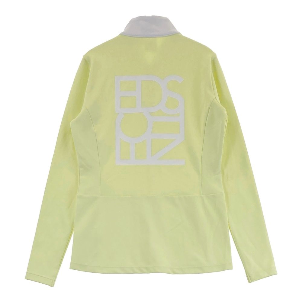 サイズ：S DESCENTE GOLF デサントゴルフ  ハーフジップ 長袖Tシャツ  イエロー系 [240101392505] ゴルフウェア レディース ストスト サイズ：S DESCENTE GOLF デサントゴルフ ハーフジップ 長袖T