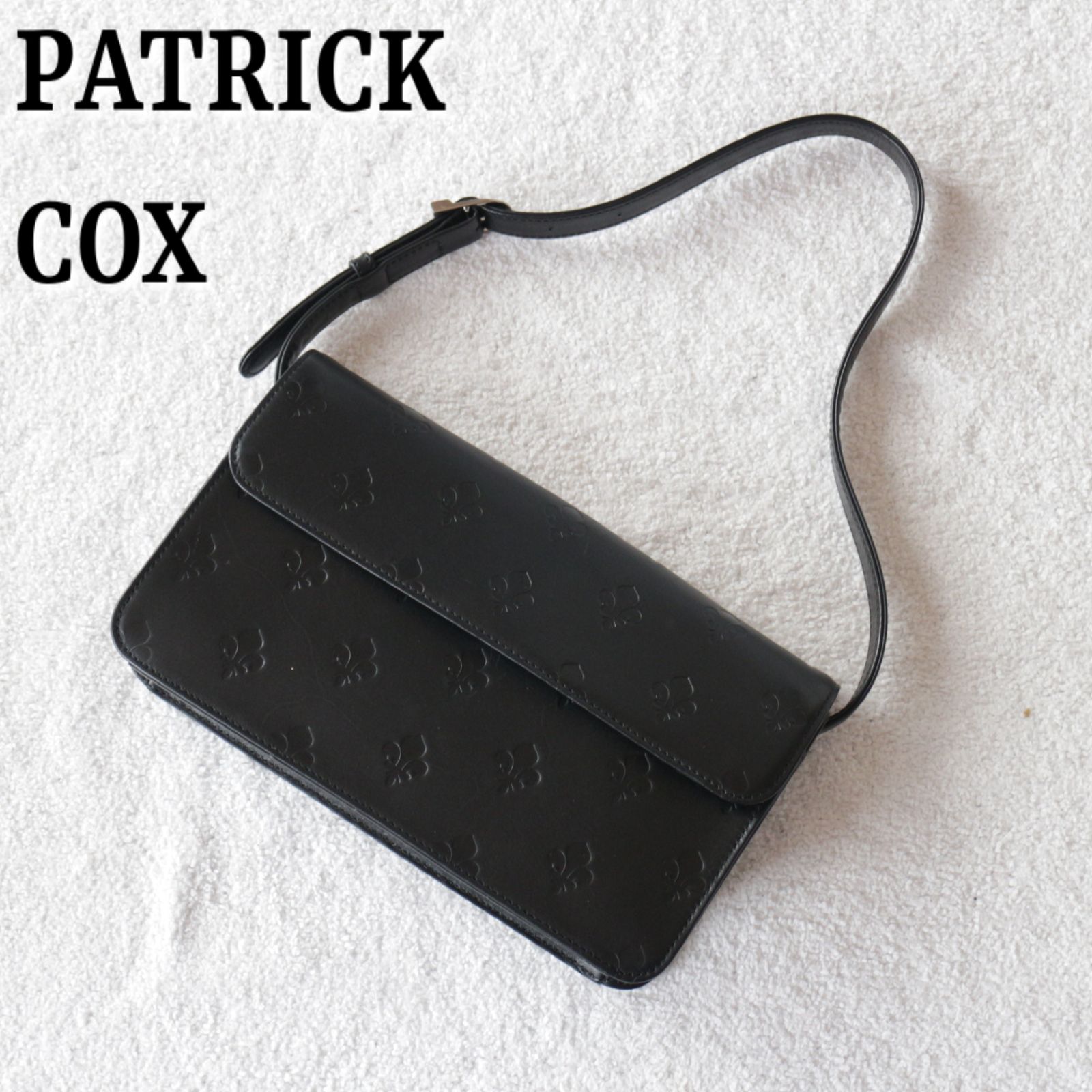 美品 パトリックコックス PATRICK COX ショルダーバック 総柄 定番柄 