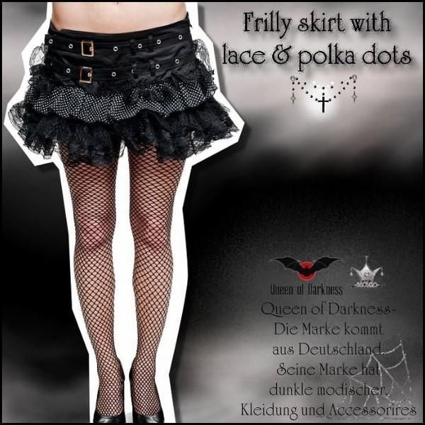 大きいサイズ パンクロック ファッション フリル＆ベルトミニ丈スカート 服 レディース 送料無料|wosk094